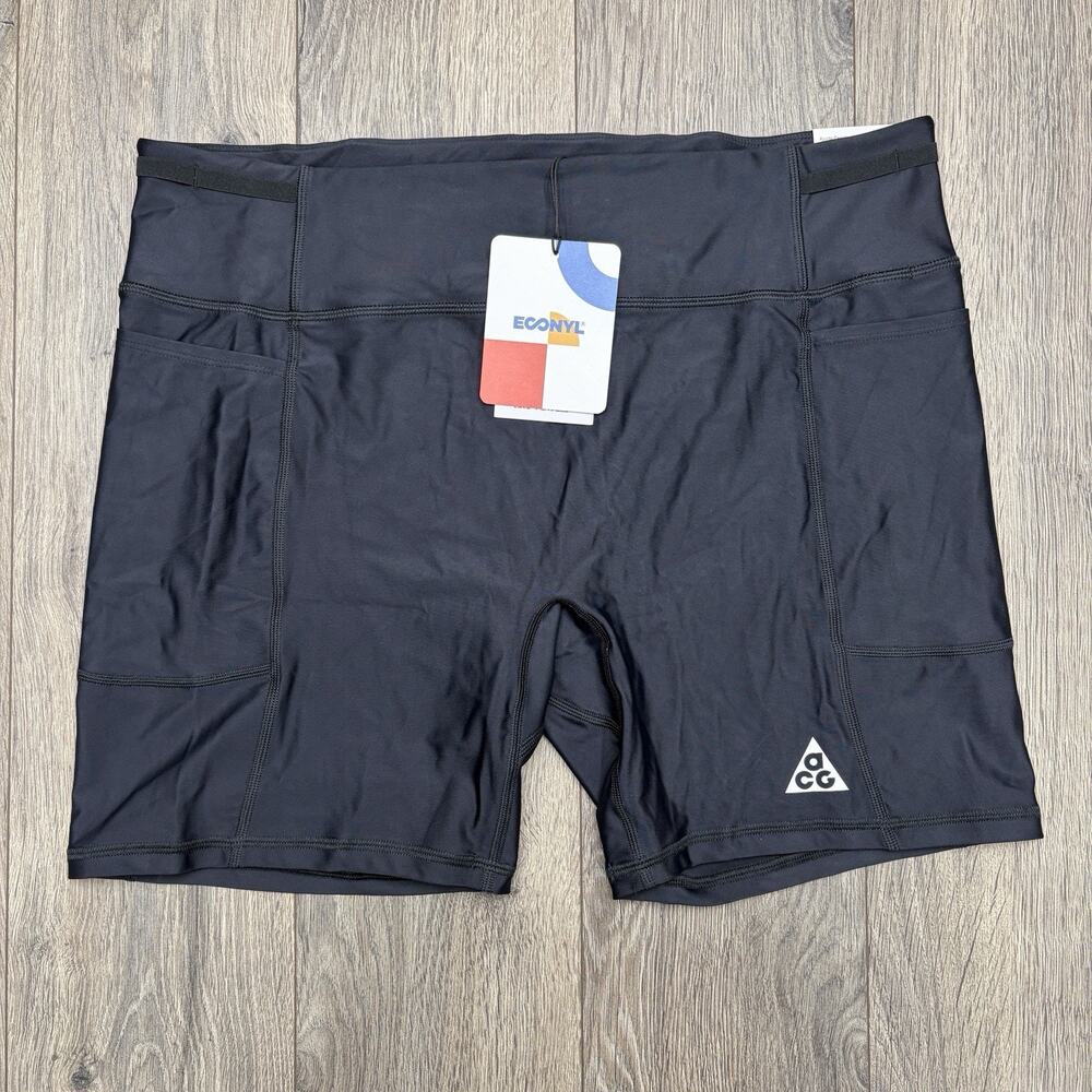 Nike ACG Shorts Size XL Womens Purple Mid Rise Frog Dri FIT ADV 6" $70